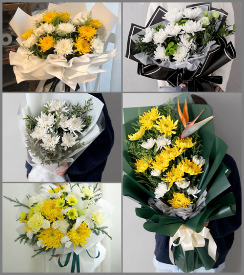 甘肃省张掖临泽县鸭暖镇白事花束代送